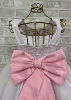Faixa Com Laço Grande Para Vestido De Daminha e Florista