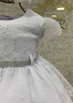 VESTIDO BRANCO DE FESTA INFANTIL LU na internet
