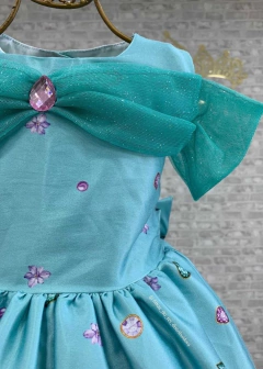 VESTIDO INFANTIL DE FESTA TEMÁTICO ALADDIN PRINCESA JASMINE na internet