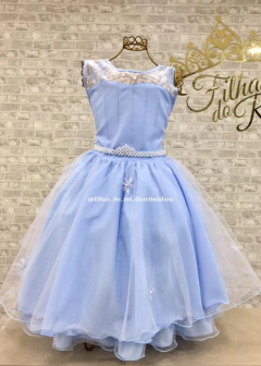 VESTIDO TEMÁTICO FROZEN COM CAPA - comprar online