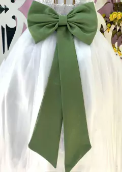 Faixa Com Laço Grande Para Vestido De Daminha e Florista - comprar online