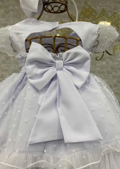 Imagem do VESTIDO BRANCO DE FESTA INFANTIL LU