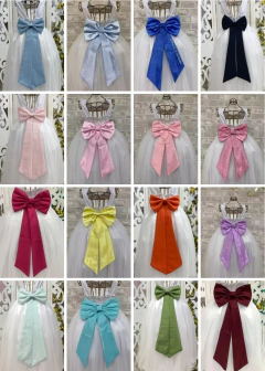 Faixa Com Laço Grande Para Vestido De Daminha e Florista - comprar online