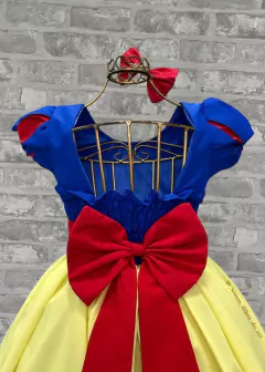VESTIDO INFANTIL TEMATICO BRANCA DE NEVE