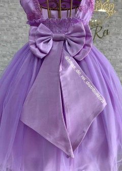 VESTIDO LUXO INFANTIL DE FESTA LILÁS - comprar online