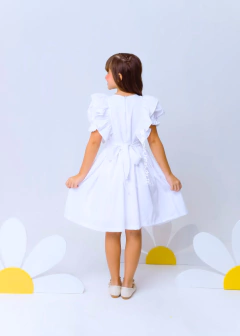 VESTIDO FLORES DO CAMPO BRANCO - comprar online