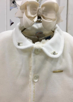 PARKA FORRADA INFANTIL OFF WHITE MARLAN - comprar online