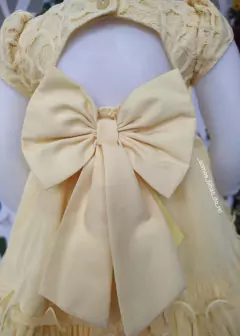 VESTIDO AMARELO DE FESTA INFANTIL LUXO SARAH - comprar online