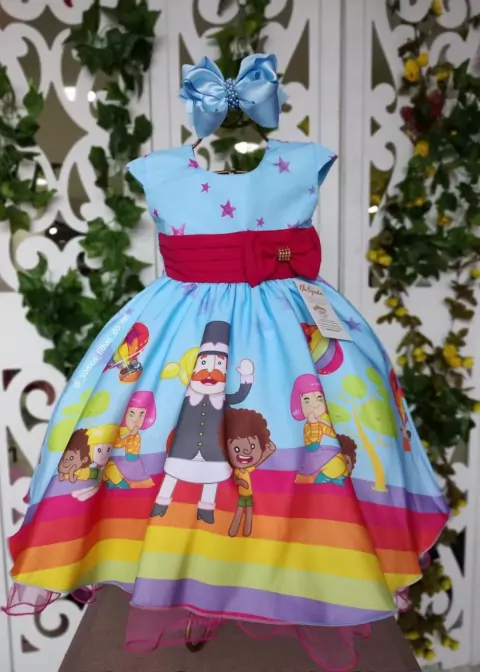 VESTIDO TEMÁTICO MUNDO BITA