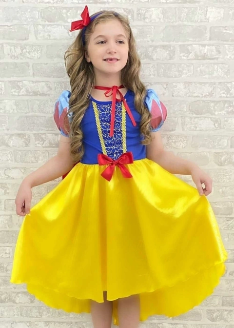 FANTASIA BRANCA DE NEVE COM CAPA