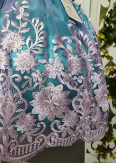 VESTIDO DE FESTA INFANTIL REALEZA SEREIA - Filhas do Rei Distribuidora Roupa Infantil e Juvenil