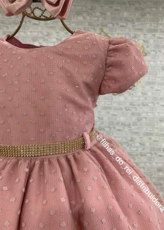 VESTIDO LUXO DE FESTA INFANTIL ROSE na internet