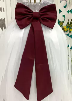 Faixa Com Laço Grande Para Vestido De Daminha e Florista - Filhas do Rei Distribuidora Roupa Infantil e Juvenil