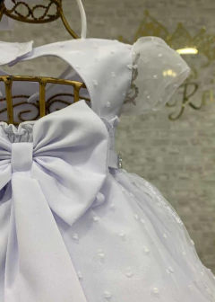 VESTIDO BRANCO DE FESTA INFANTIL LU