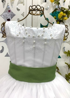 Imagem do Faixa Com Laço Grande Para Vestido De Daminha e Florista