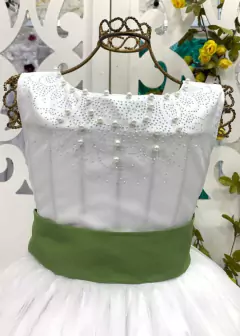 Imagem do Faixa Com Laço Grande Para Vestido De Daminha e Florista