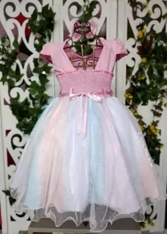 VESTIDO FESTA INFANTIL CANDY COLOR - loja online