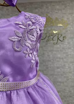 VESTIDO LUXO DE FESTA INFANTIL BRILHO LILÁS na internet