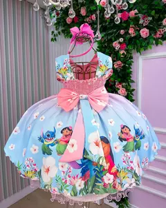VESTIDO TEMÁTICO LILO E STITCH na internet