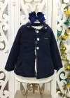 PARKA FORRADA INFANTIL AZUL MARINHO MARLAN