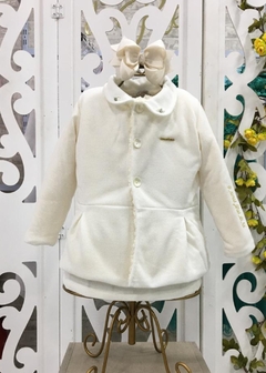 PARKA FORRADA INFANTIL OFF WHITE MARLAN
