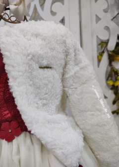CASACO INFANTIL OFF WHITE EM PELO SHERPA na internet