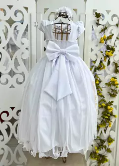 VESTIDO DE FESTA LAWANI LONGO BRANCO - loja online