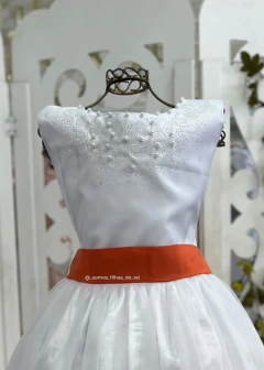 Imagem do Faixa Com Laço Grande Para Vestido De Daminha e Florista