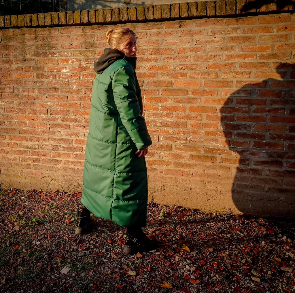 maxi campera puffer opacas