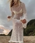 vestido playero - Flor de seda Barandiaran