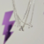 Chocker Grumet Letter Prata - comprar online