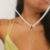 Chocker Grumet Letter Prata