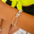 Pulseira Gucci Prata