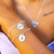 Pulseira Personalizada Medalha Love Prata