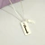 Colar Plaquinha Personalizado + Pingente Prata - comprar online