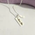 Colar Plaquinha Personalizado + Pingente Prata