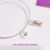 Bracelete + Pingente Personalizado Prata - Ine Vix Acessórios ®️