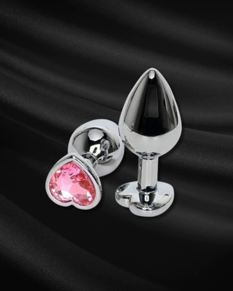 Plug Metal P Joia Coração