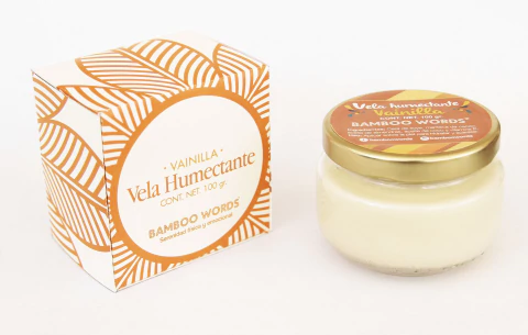 Vela de Soya Aromática con Vainilla | Hidratación y Masaje con Aromaterapia Natural