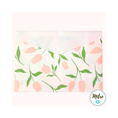 SOBRE PLASTICO FW A4 DISEÑO C/ BOTON - comprar online