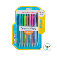 BOLIGRAFO PAPER MATE RETR. INKJOY X 8