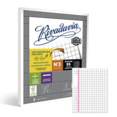 REPUESTO RIVADAVIA N3 96H C/BANDA AULA UNIVERSAL - libreriamitre