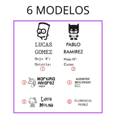SELLO ESCOLAR PERSONALIZADO en internet