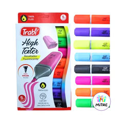 RESALTADOR TRABI FLUO X 8