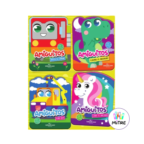 AMIGUITOS LIBRO STICKERS ED.INFANTIL