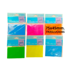 TACO NOTAS ADHES. POST IT TRASLUCIDAS 802 - comprar online