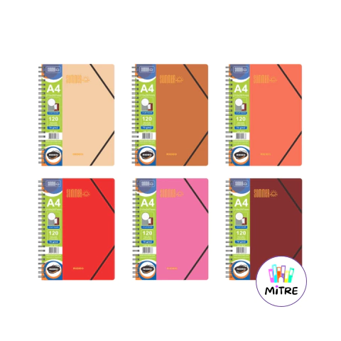 CUADERNO A4 3 SOLAPAS RIDEO SUMMER CUADRIC.