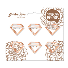 CLIPS GOLDEN ROSE X6 MOOVING - comprar online