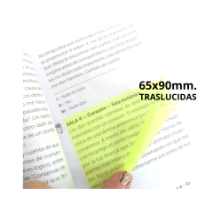 TACO NOTAS ADHES. POST IT TRASLUCIDAS 803