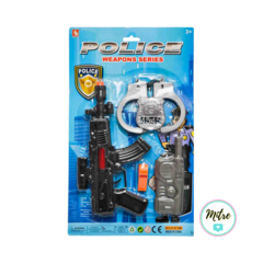SET POLICIA AMETRALLADORA